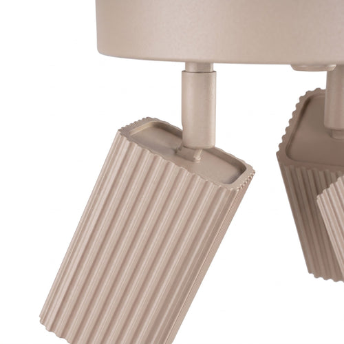 Sollux Lighting Plafondlamp RAYO 3P taupe - 20x20x18cm