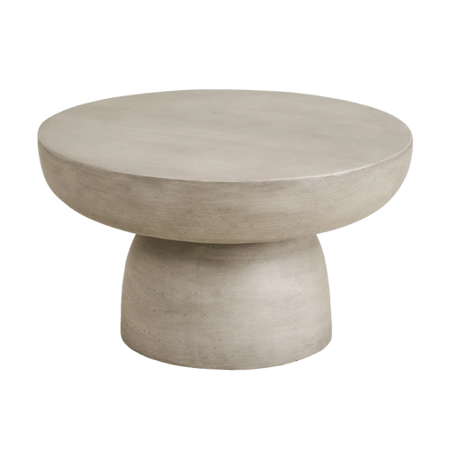 Artichok Tycho fiberclay salontafel grijs - Ø70 x 40 cm