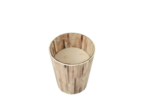 J-Line geurkaars Noa - Tender Rose - glas - roze - large - 75U