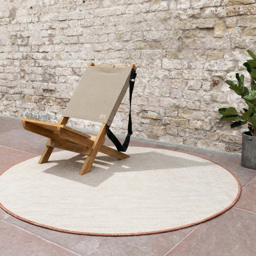 Rond buitenkleed Tone roest - Interieur05