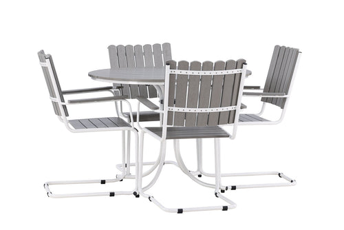 Rebellenclub Tuinset Ellix - Grijs Wit