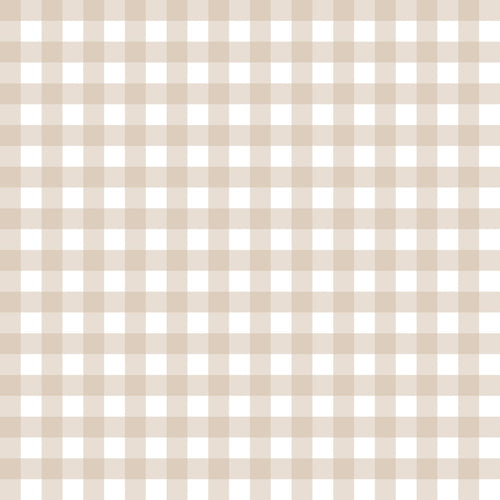 ESTAhome behang geblokt motief beige - 50 x 900 cm - 131299