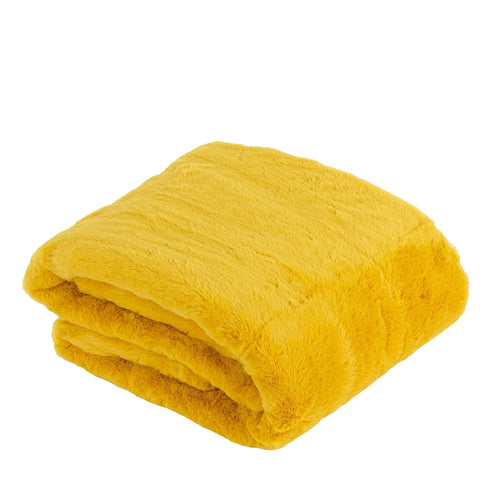 In The Mood Collection Bronte Fleece Deken - L200 x B150 cm - Geel - vtwonen shop