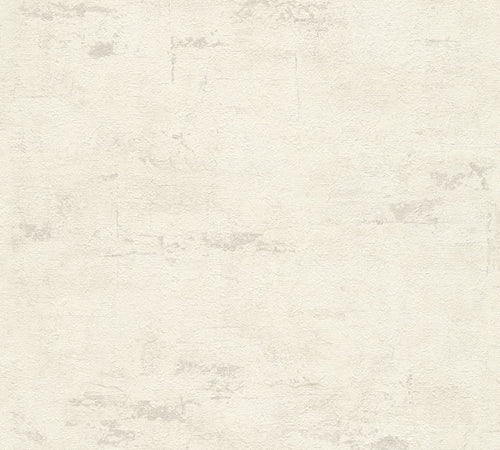 A.S. Création behang betonlook crème en grijs - 53 cm x 10.05 m - AS-306682