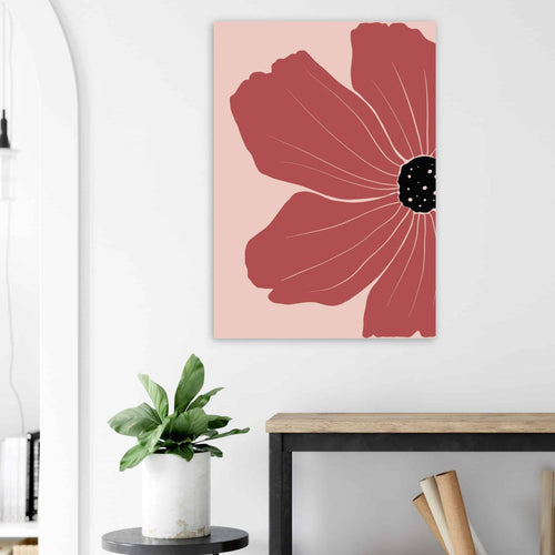 Artfulprints  Boho – Red poppy   poster A4 21x29.7 cm - vtwonen shop