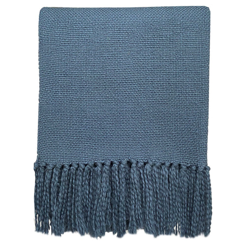 Malagoon plaid - ochtendblauw - 127x152cm 100% katoen