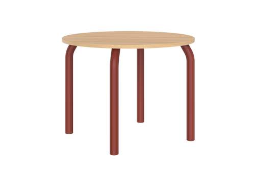 noo.ma MEKO Tafel - Oak & Auburn Red - vtwonen shop