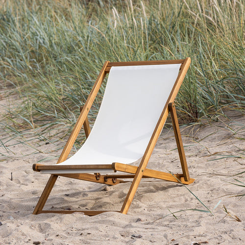 Nest outdoor Bern Inklapbare Houten Tuinstoel - Wit - vtwonen shop