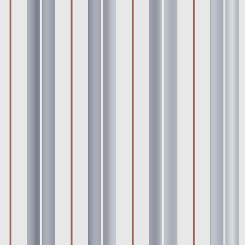Sanders & Sanders behang strepen blauw, rood en wit - 53 cm x 10.05 m - 640692