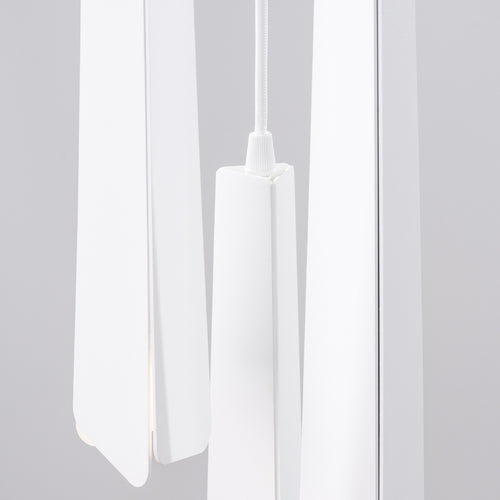 Sollux Lighting Hanglamp PRYSM 3P wit - 19,5x19,5x120cm