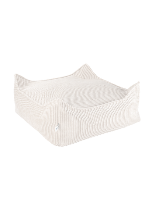 Wigiwama Vierkante Poef - Wit - vtwonen shop