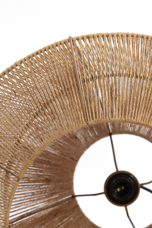 Light & Living hanglamp MALVA - Ø60x60cm - bruin