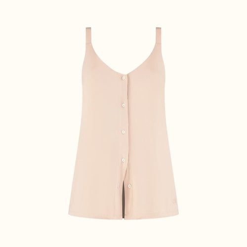 Coco & Cici - TENCEL Pyjama Top Dames Powder Peach - XL