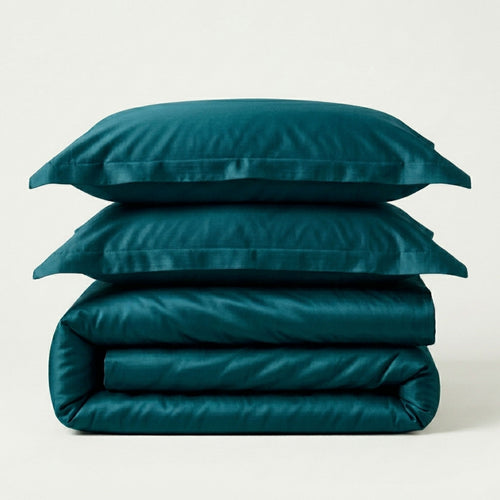 Ten Cate premium - dekbedovertrekset - 140x200/220 - 100% katoen satijn - deep teal