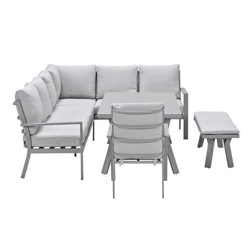 Garden Impressions lounge dining set Senja valley sand - 5-delig - rechts incl stoel - vtwonen shop
