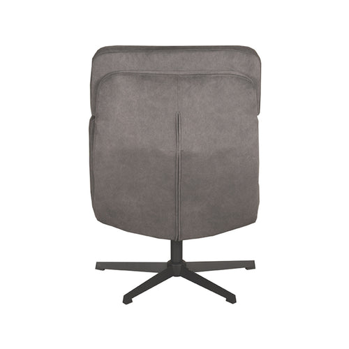 LABEL51 Fauteuil Alvar - Antraciet Stof - Draaibaar - vtwonen shop