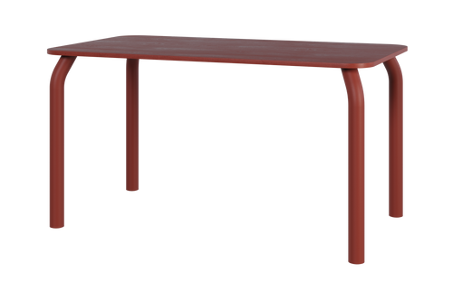 noo.ma Meko eettafel 140 x 80 cm - Auburn Red, hout, 6 personen