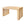 HOME DELUXE Houten bank LORA Zwart - 78 cm