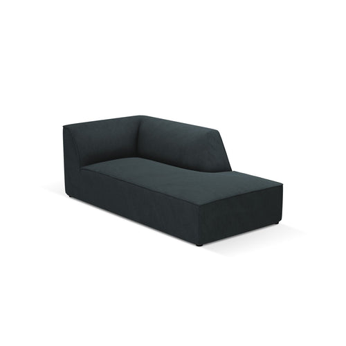 Cosmopolitan Design - Ligstoel rechts Siena ribfluwelen blauw - 181x93x69cm