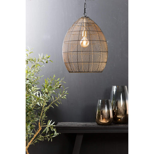 Light & Living hanglamp Meya - zwart - Ø40cm - vtwonen shop