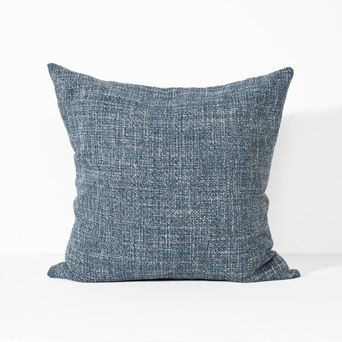 Darcy & Duke sierkussen Ocean Texture - Blauw - 55x55cm