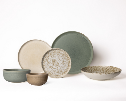 Mimo Homeware serviesset Ocean Breeze & Broken Shells - 6-delig - 2 personen