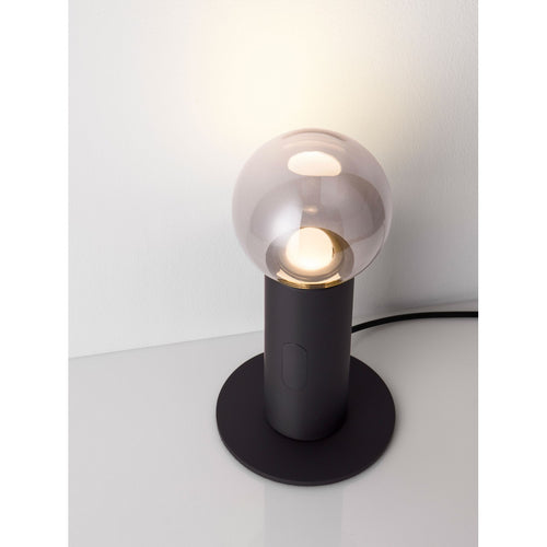 Nova Luce CHRONOS Zwarte tafellamp met sensor, dimbaar, LED, 11W, 797lm, 3000K