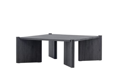 Rebellenclub Salontafel Makai - 100 x 100 cm -  Donkerbruin - vtwonen shop