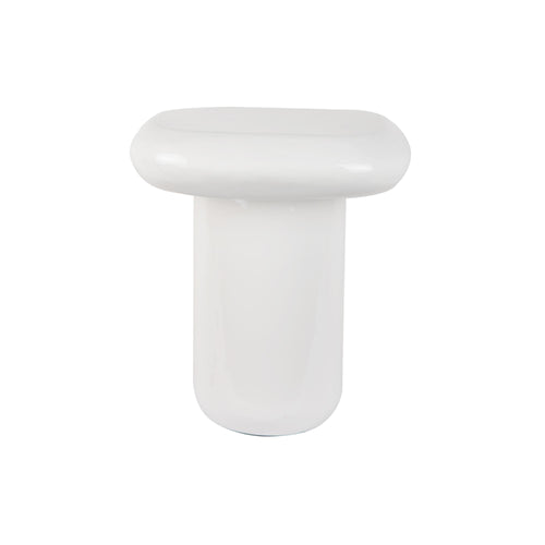 Leitmotiv bijzettafel Roca High - wit - 40x40x45cm