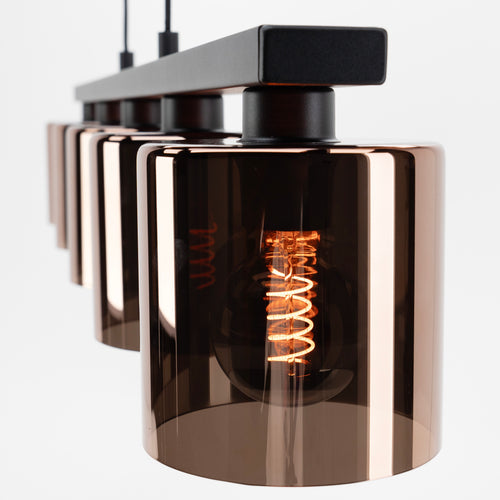 EGLO hanglamp Cadley - e27 - 121 cm - koperglas - vtwonen shop