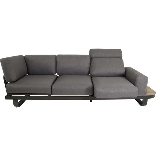 Lesli Living loungebank Zanzibar - antraciet - 102x80x35cm