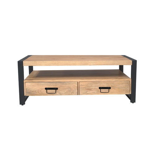 Starfurn Salontafel Britt - Rechthoekig Naturel Hout - 120x60x45cm
