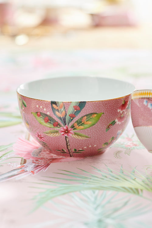 Pip Studio La Majorelle Kommen - Servies - Set van 2 schaaltjes - Roze - 15cm - vtwonen shop