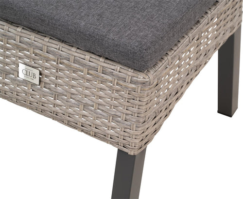 Lesli Living loveseat Treviso - grijs - 53x54x39cm