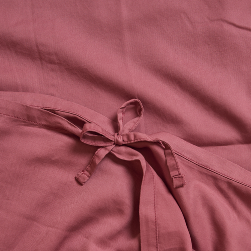 Coco & Cici - TENCEL Twill Dekbedovertrek Dusty Rose - 140x200 + 1 kussensloop 60x70