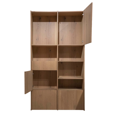 DÉJA Living Wandkast Ourense - Naturel Eiken - 120x40x200cm