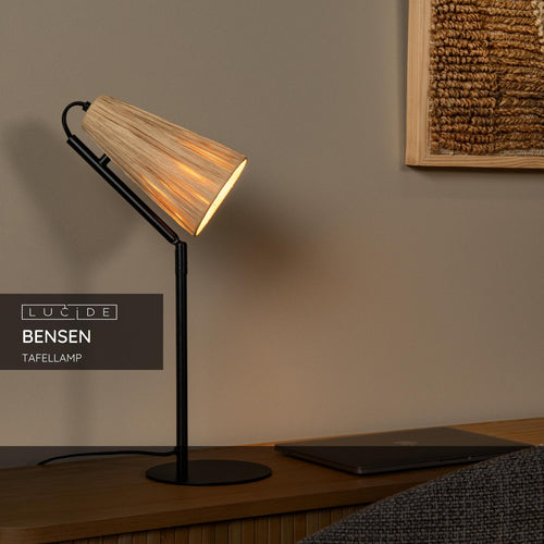 Lucide tafellamp BENSEN - 1xE14 - Naturel - vtwonen shop