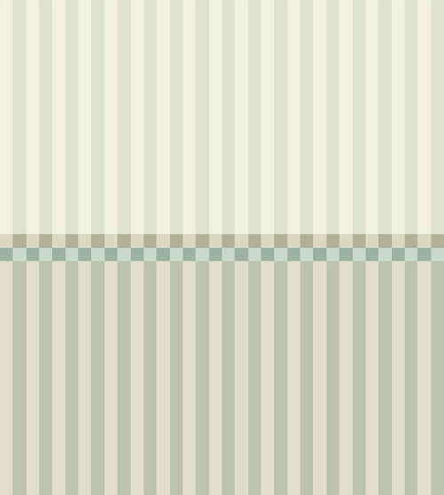 ESTAhome fotobehang strepen groen - 2.5 x 2.79 m - 159618