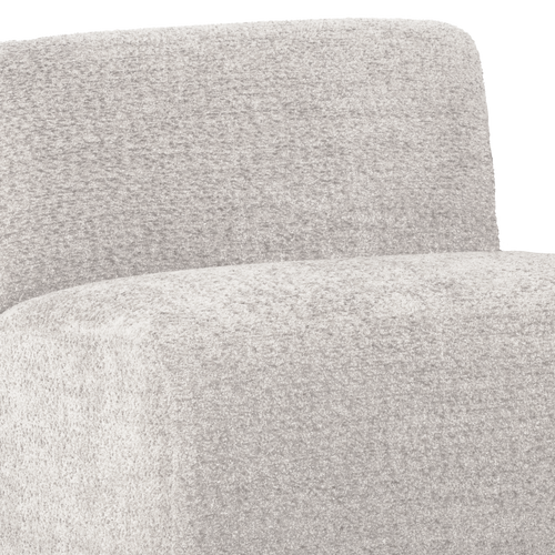 WOOOD 1-zits bank Mojo Base - Wollig - Ecru - 74x84x97