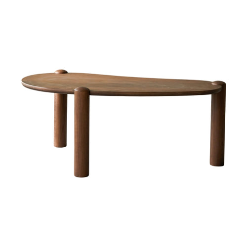 Tikamoon Eikenhouten salontafel, lage versie - Bruin