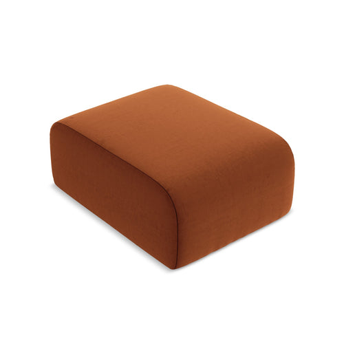 LaMiaSofa Poef Cervo - velours - terracotta - 72x94x42