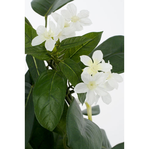 Mica Decorations Stephanotis Kunstplant in Bloempot Stan - H50 x Ø40 cm - Wit