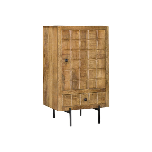 StarFurn Kabinetkast Brandy - Naturel Mangohout - 60x40x103cm - vtwonen shop