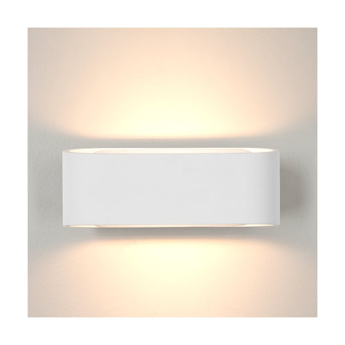 Atmooz wandlamp Lily - wit - 16 x 7 x H 6 cm - geïntegreerde led