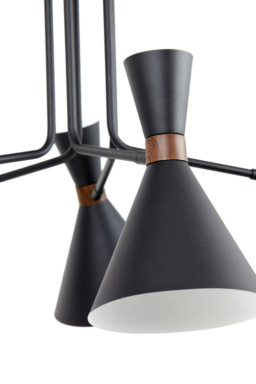 Light & Living hanglamp HOODIES - zwart - Ø86.5x89cm - vtwonen shop