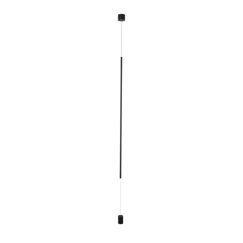 Merano Albuquerque Slanke Hanglamp Plafondlamp Sandy Zwart Aluminium LED 20W 1400Lm 3000K