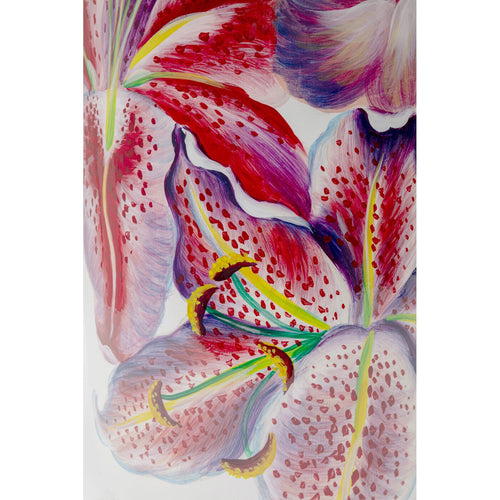 Kare Design Tafellamp roze lelies