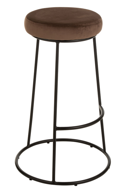 J-Line zitting voor frame - textiel - bruin