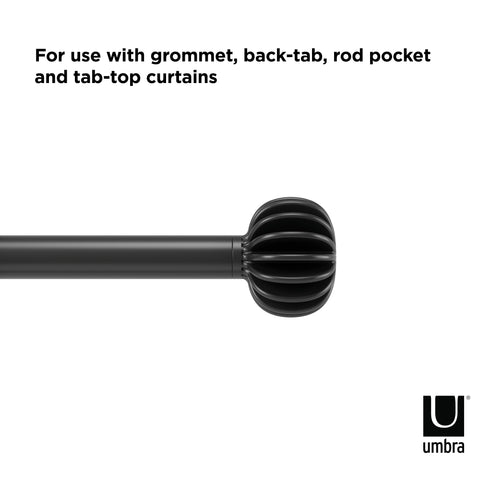 Umbra Finn uitschuifbare gordijnroede (diameter 2,5 cm) - vtwonen shop