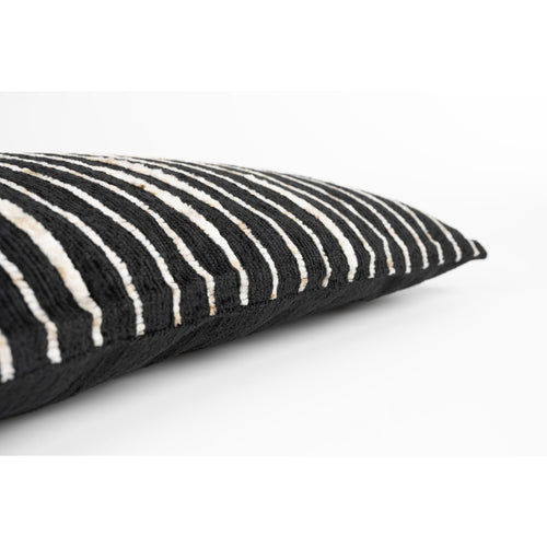 Dutchbone Leaf Kussen 30x50 cm Zwart